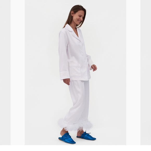 The Sleeper Party Pajama Set with Feathers - Picture 4 of 13